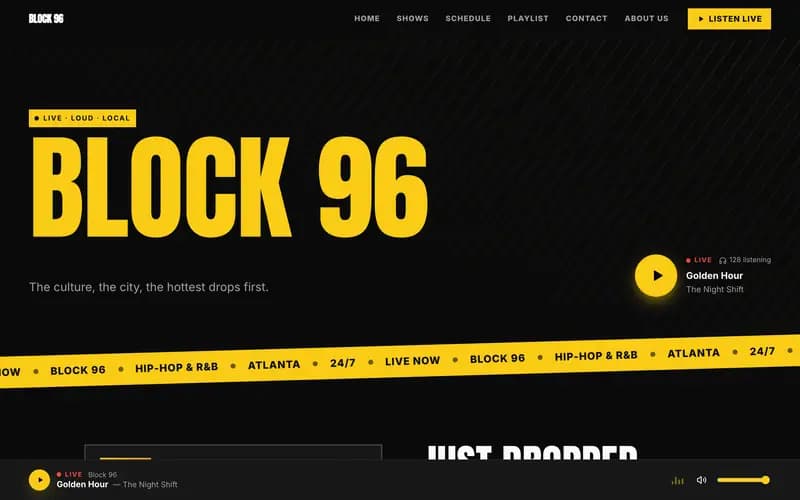 The Pulse website template