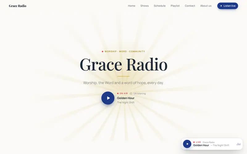 The Sanctuary website template