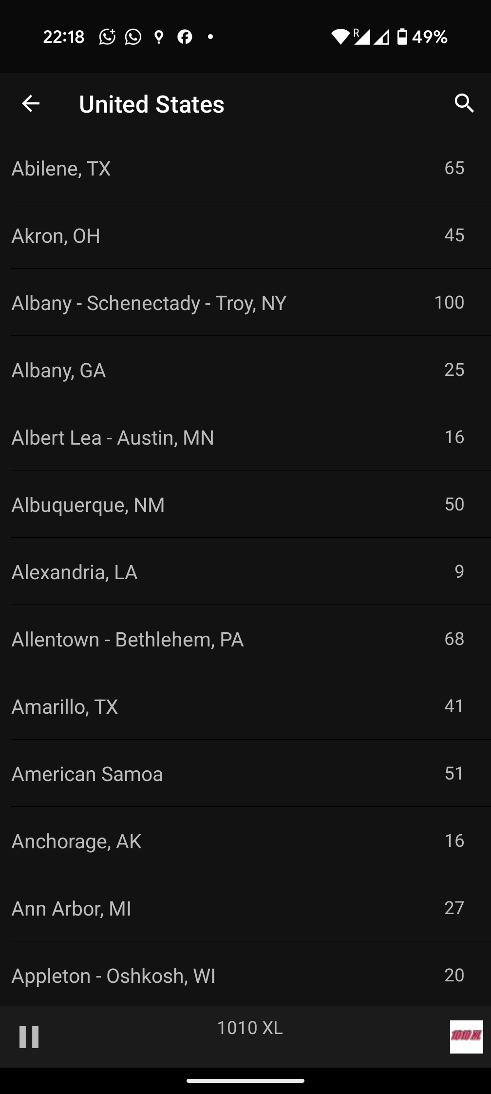 Nobex Radio Screenshot 6